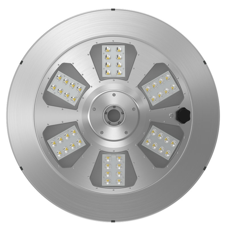Lampu taman tenaga surya pasca atas 80w
