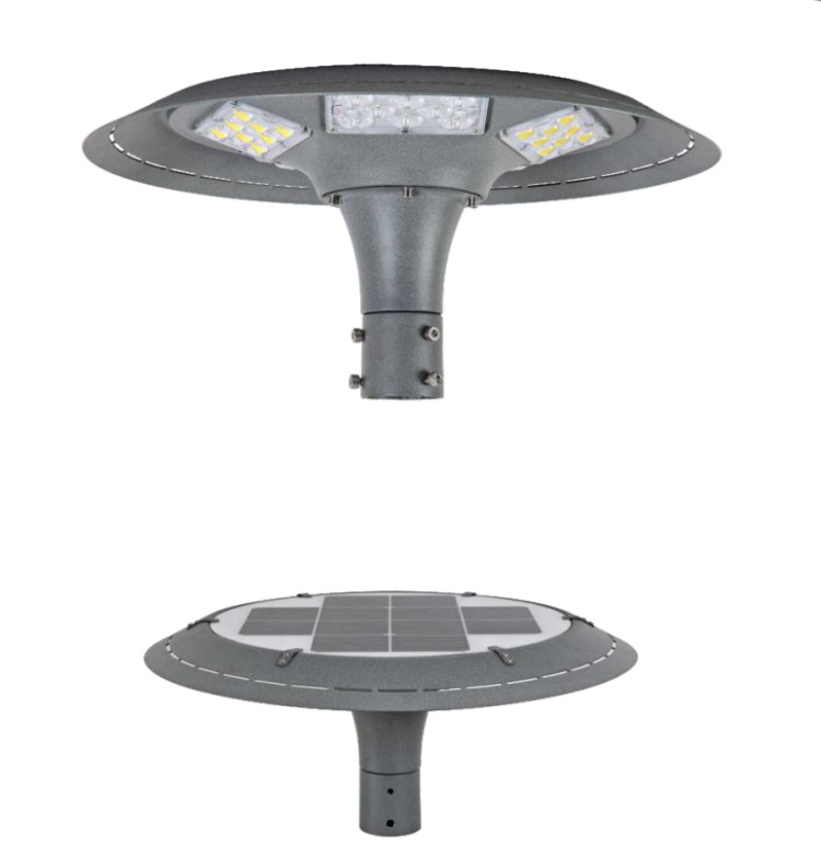 20w post top solar garden light